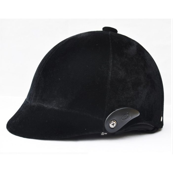 Adjustable black capacete riding equipment