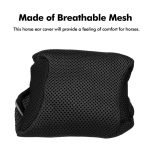 Anti-mosquito horse ear cover breathable