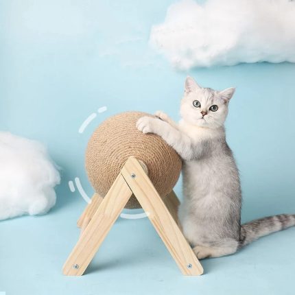 Cat scratching ball toy