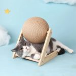 Cat scratching ball toy