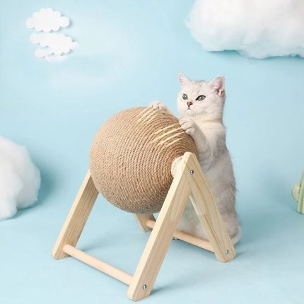 Cat scratching ball toy