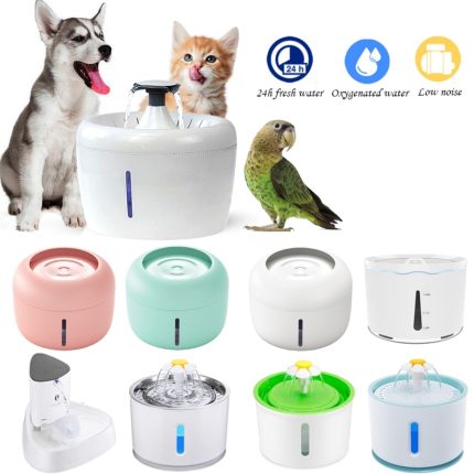 Cat & dog water fountain  drinking bowl