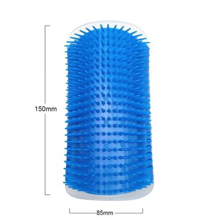 Cat message self groomer – 150mm blue