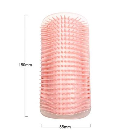 Cat message self groomer – 150mm pink