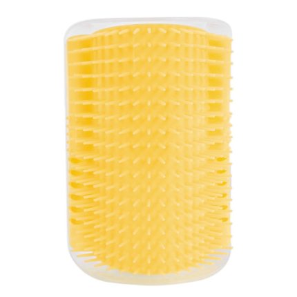 Cat message self groomer – 130mm yellow
