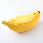 Funny banana cat bed house