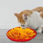 Dog snuffle bowl mat