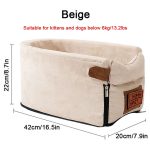 Portable cat and dog travel bed