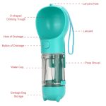 Fast and convenient travel portable dog water bottle with shovel