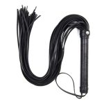 Black whip for horse riding