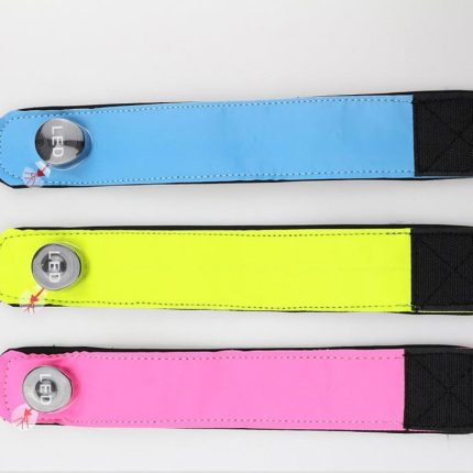 Led lighting horse leg straps