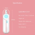 Cat & dog nail scissors with led lights