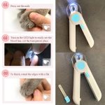 Cat & dog nail scissors with led lights