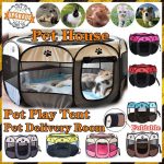 Folding fence for pets