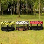 Folding fence for pets