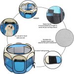 Folding fence for pets