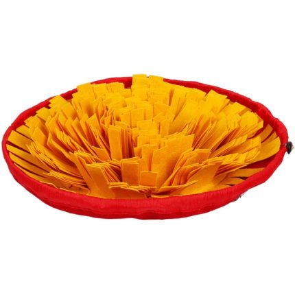 Dog snuffle bowl mat – orange