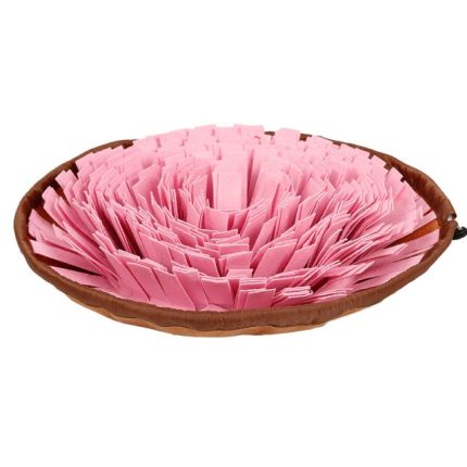 Dog snuffle bowl mat – pink