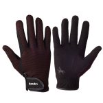 Professional horse riding gloves