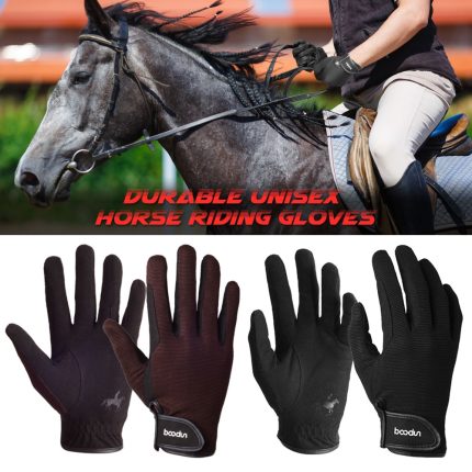 Professional horse riding gloves