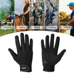 Professional horse riding gloves