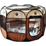 Folding fence for pets