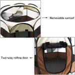 Folding fence for pets