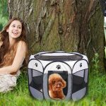 Folding fence for pets
