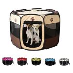 Folding fence for pets