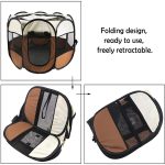 Folding fence for pets