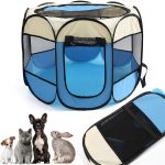 Folding fence for pets