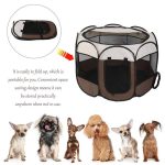Folding fence for pets