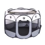 Folding fence for pets