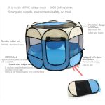 Folding fence for pets
