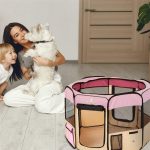 Folding fence for pets