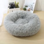 Willstar round cat & dog bed with free blanket