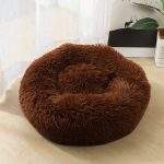 Willstar round cat & dog bed with free blanket