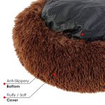 Willstar round cat & dog bed with free blanket