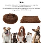 Willstar round cat & dog bed with free blanket