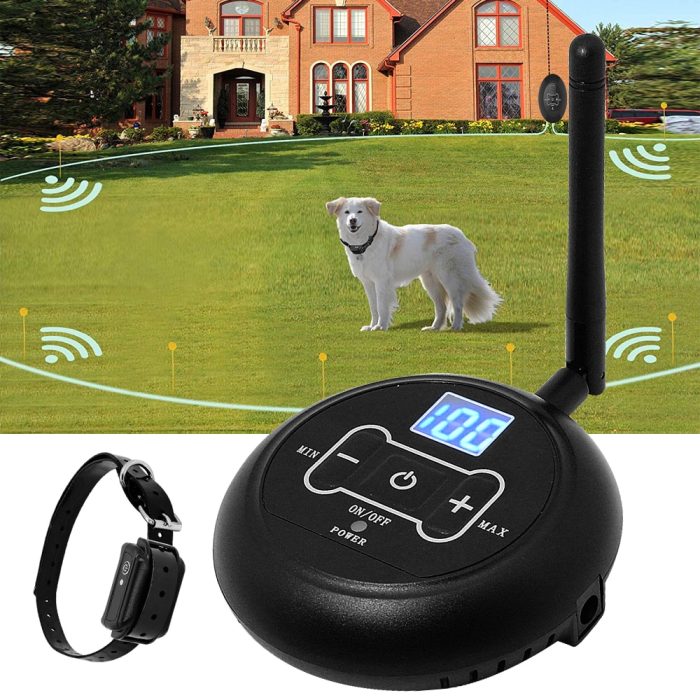Wireless electronic dog fence system