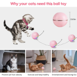 Automatic smart cat toy ball