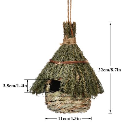 Charming decorative hummingbird house
