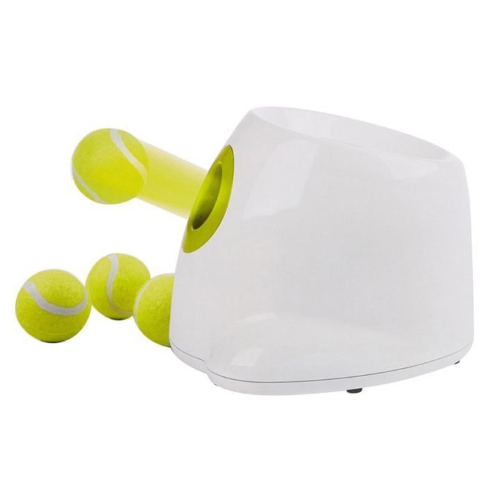 Automatic dog tennis ball launcher