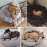 Calming donut pet bed