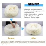 Calming donut pet bed