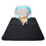 Double layer cat mat bed pads pet product bed trapping pet litter box mat house clean mat for cats waterproof pet cat litter mat