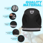 Adjustable cat harness and leash
