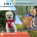 Adjustable cat harness and leash