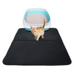 Double layer cat mat bed pads pet product bed trapping pet litter box mat house clean mat for cats waterproof pet cat litter mat