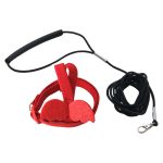 Long cable bird harness leash